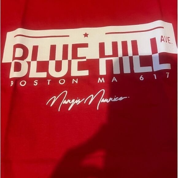 Blue Hill Ave Boston MA - 617 - Marqis-Maurice Red T-shirt - Picture 4 of 4